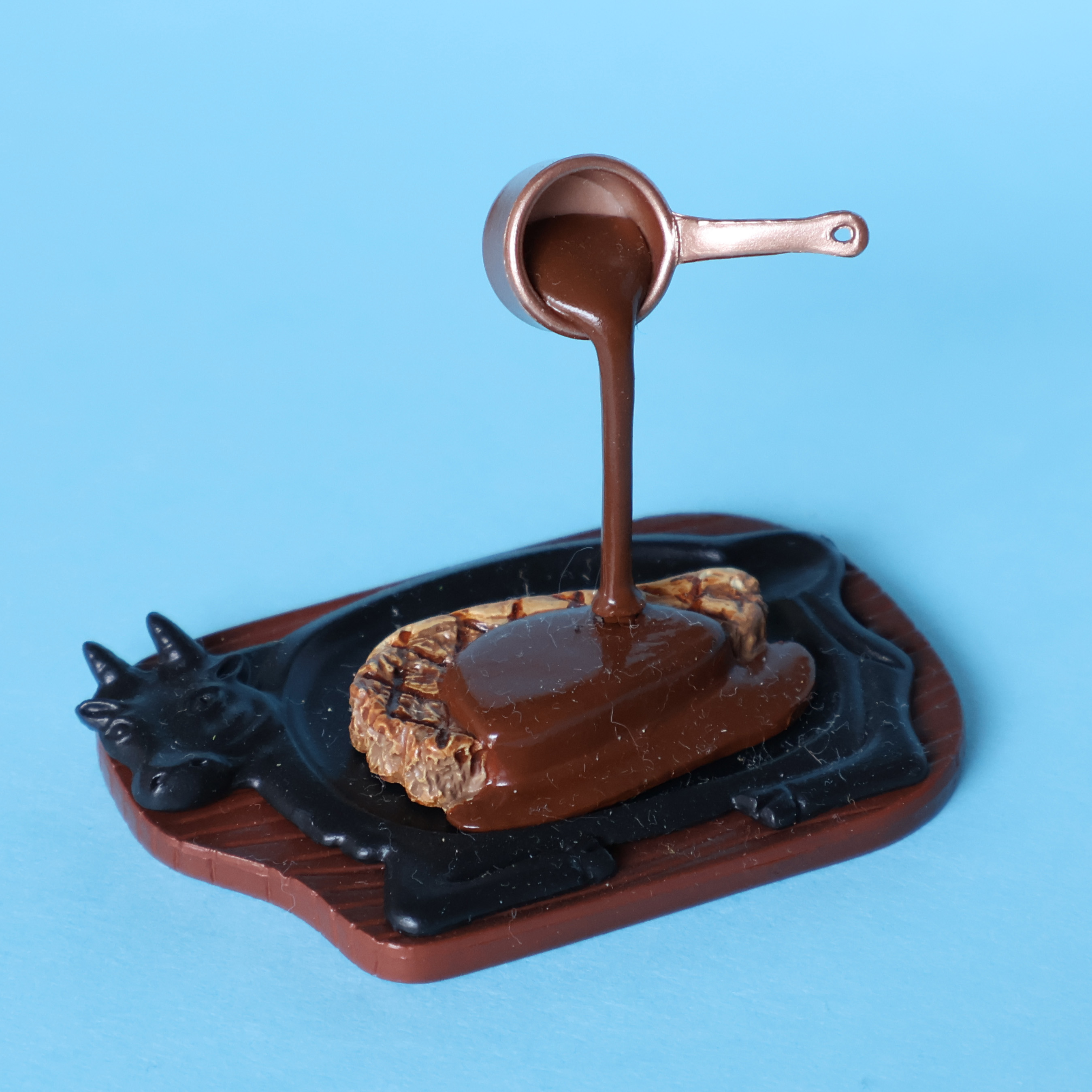 ステーキプレートのミニチュア