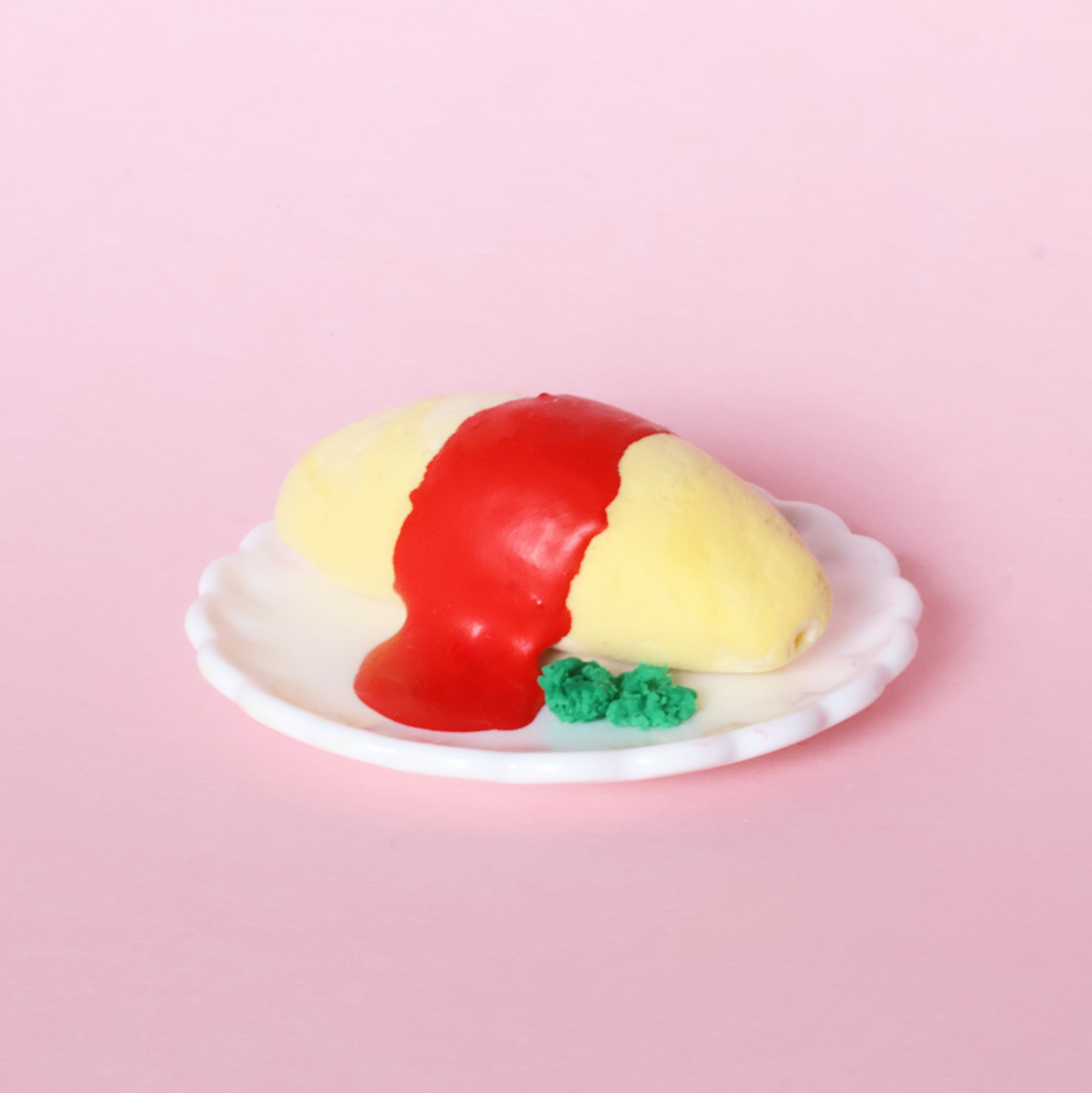 オムライスのミニチュア